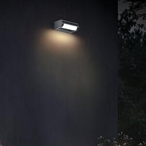 CMD Aplică LED pentru exterior 9052, lățime 18 cm, antracit, IP65, Negru, Aluminiu, Modern