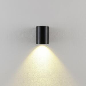 Deko-Light Aplică de exterior CAN, negru, 1 bec, Ø 8 cm IP65 metal GU10, reglabil, Negru, Aluminiu