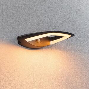 Paulmann LED senzor lampă de perete pentru exterior Akena, 2.200 K, antracit, Negru, Aluminiu, Modern