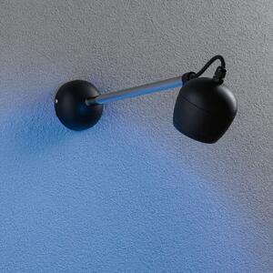 Paulmann Smart LED lampă de perete pentru exterior Kikolo antracit RGBW IP65, reglabil, Negru, Plastic, Spot de perete