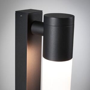 Paulmann Tralia bornă luminoasă, antracit Înălțime 65 cm aluminiu IP44 E27, Negru, Aluminiu, Modern