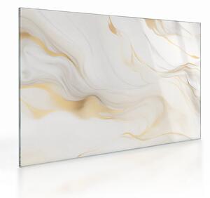 Tablou pe sticlă - Abstracție cu decor (70x50 cm)