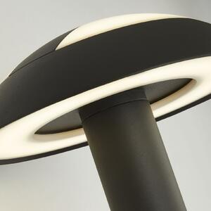 Searchlight Aplică LED pentru exterior MUSHROOM, IP44, negru, formă de ciupercă, Negru, Aluminiu, Modern