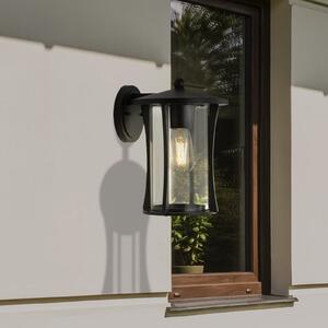 Searchlight Aplică de exterior Pagoda, IP44, negru, metal, E27, reglabil, Negru, Aluminiu