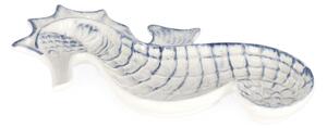 Platou Favignana, Portelan, Argintiu Alb, 22.5x10.4x2.6 cm