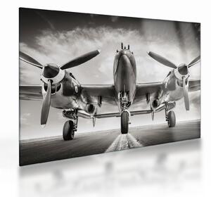Tablou pe sticlă - Warbird (70x50 cm)