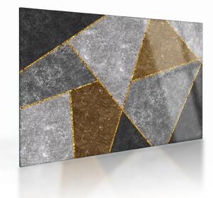 Tablou pe sticlă - Imitarea materialelor (70x50 cm)