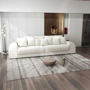 Canapea extensibilă dumonde cu 2 lăzi de depozitare si sezut confortabil din spuma high-density, Verona Monte Bej 310x120 cm