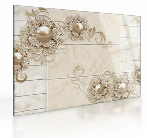 Tablou pe sticlă - Motiv decorativ (70x50 cm)