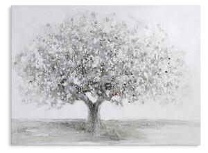 Tablou Big Tree, canvas lemn metal, multicolor, 120x90 cm