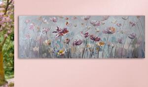Tablou Blossom, panza, multicolor, 150x50x3.7 cm