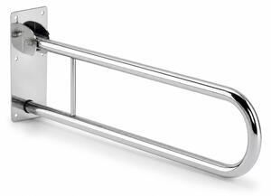 Bară de sprijin pliabilă pentru baie Chrome
