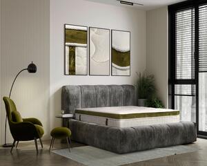 Saltea Green Future Pocket Bamboo Evolution 160x200 cm, 7 zone, 30 cm, moale/medie