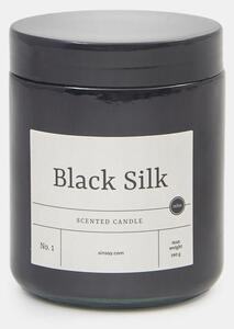 Sinsay - Lumânare parfumată Black Silk - negru