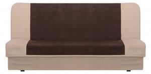 Canapea plianta ARTSON 190x120 Bej - Maro cu tesatura cu model marmura