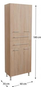 Cologna DUPLO BAIE TALL CABINET sonoma