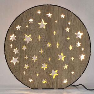 Lampă de masă LED din lemn Stars | MOVE