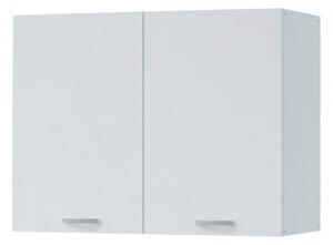 Set dulap de bucătărie jos-superior Elba 80 cm în alb