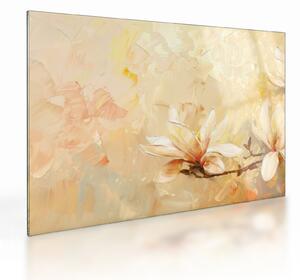 Tablou pe sticlă - Flori (70x50 cm)