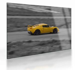 Tablou pe sticlă - Mașină rapidă (70x50 cm)