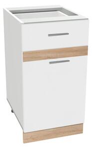 Dulap de bucătărie inferior cu un sertar Salandra IC 40 alb