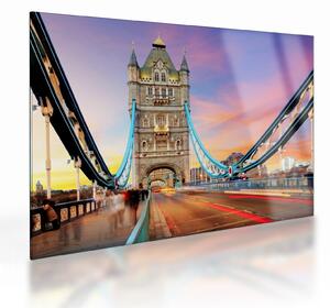 Tablou pe sticlă - Tower Bridge (70x50 cm)
