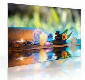 Tablou pe sticlă - Relaxare (70x50 cm)