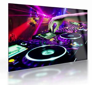 Tablou pe sticlă - DJ (70x50 cm)