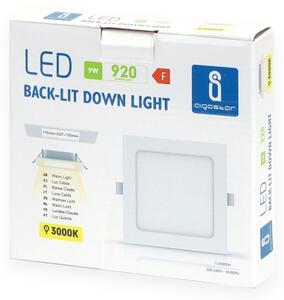 Aigostar - Corp de iluminat încastrat LED/9W/230V 3000K 14,5x14,5 cm alb