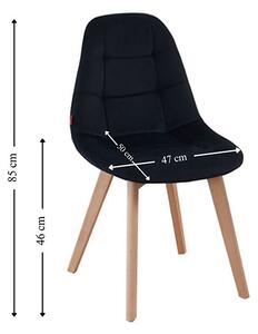 Scaun Living KJC5304 Negru