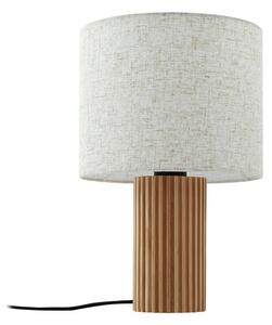 Kimiko Lampă de masă Înălțime 38 cm Textil Lemn - Lindby