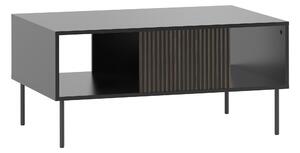 Măsuță de cafea Teseta 101Negru, Nuc, 5x7x10cm, PAL laminat, Unghiular