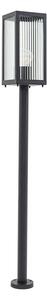 Bolgar Bornă luminoasă 15 cm negru sticlă metal - Lindby
