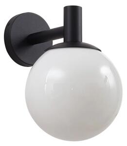Dangan Aplică pentru exterior Ø 20 cm alb sticlă IP44 - Lindby