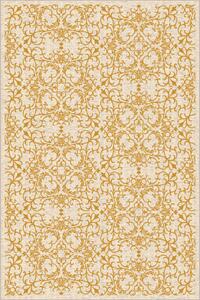 Covor Modern, Iris Element, Auriu, 60x110 cm, 1800 gr/mp