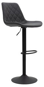 Scaun Bar Labro Piele Ecologica Gri Antracit