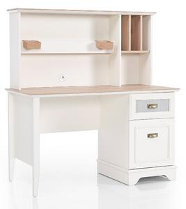 Birou de studiu si unitate 128x101x61 cm pentru camera copiilor Colectia Odessa