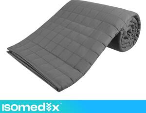 Pătură ponderată și pătură senzorială antistres - pătură gravitațională pentru somn Isomedix 200x150 cm 8 kg