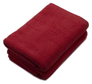 Set 2 Prosoape De Corp Bumbac 100%, 600 Gsm, 70x140 Cm, Rosu