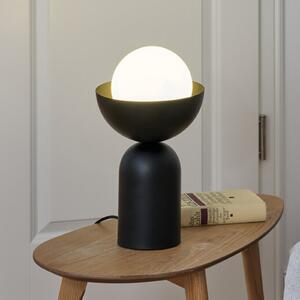 OSRAM Lampa de masă Decor Bowl, negru, oțel, E14, Negru, Camera de zi / sufragerie, Metal, Modern