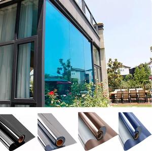 Set 2 x Autocolant geamuri, protectie UV, 45 x 300 cm