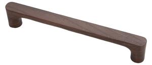 Maner din lemn pentru mobilier, model Skala, distanta dintre gauri = 96 | 160 | 256 mm, finisaj nuc
