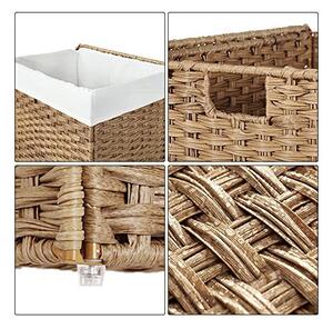 Cos pentru rufe, Songmics, 90 L, LCB51NL, Natural