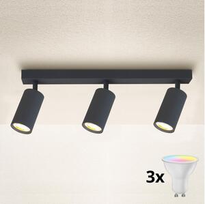 Brilagi - Spot LED dimabil SELE, 3x GU10/4,8W/230V, antracit