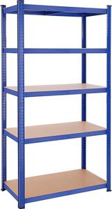 Raft Songmics, 5 rafturi, 50 x 100 x 200 cm, Albastru