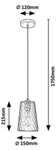 Lustră pe cablu Rabalux 1xE27/40W/230V