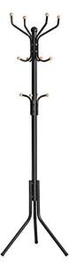 Cuier tip pom Model Wagner, Negru, 44x44x182 cm