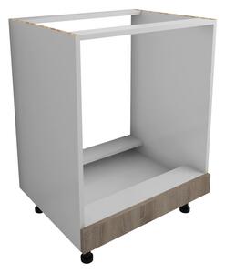 Benita Dulap de bucatarie incorporabil Stejar Sonoma-alb 60x50x80 cm