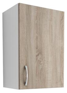Dulap de bucătărie superioară Benita cu 1 ușă Stejar Sonoma-alb 40x30x60 cm