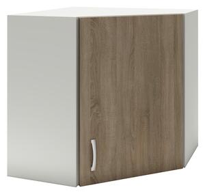 Dulap de bucătărie superioară Benita 1 ușă Stejar Sonoma-alb 60x60x60 cm